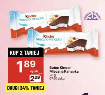 Delikatesy Centrum Baton Kinder Mleczna Kanapka oferta