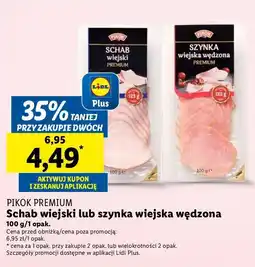 Lidl Schab wiejski Pikok oferta