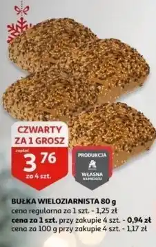 Auchan Bułka wieloziarnista oferta