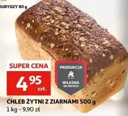 Auchan Chleb żytni z ziarnem oferta