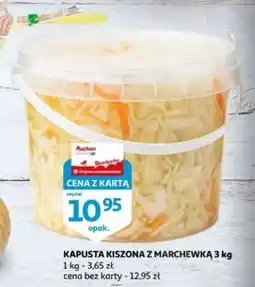 Auchan Kapusta kiszona z marchewką oferta