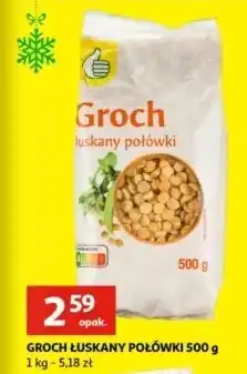 Auchan Groch łuskany połówki Podniesiony Kciuk oferta