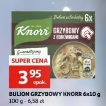 Auchan Bulion szlachetny grzybowy w kostkach Knorr oferta