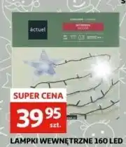 Auchan Lampiki wewnętrzne z gwiazdą 160 led 9.5 m Actuel oferta