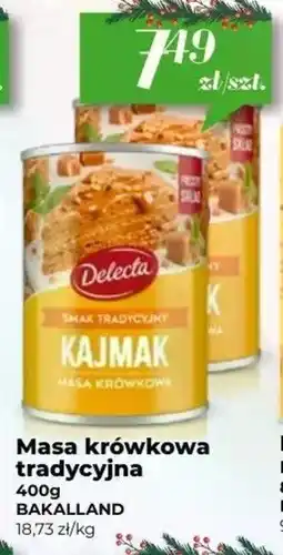 Społem Delecta Kajmak masa krówkowa smak tradycyjny 400 g oferta