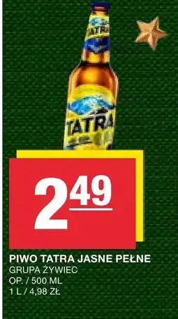 SPAR mini Tatra Piwo jasne pełne 500 ml oferta