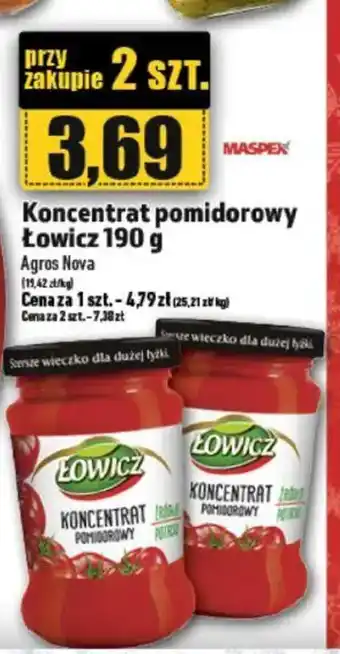 Topaz Koncentrat pomidorowy Lowicz oferta