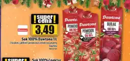 Topaz Sok 100% Dawtona 1L oferta