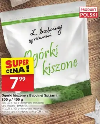 Twój Market Ogórki kiszone z Babcinej Spiżarni oferta