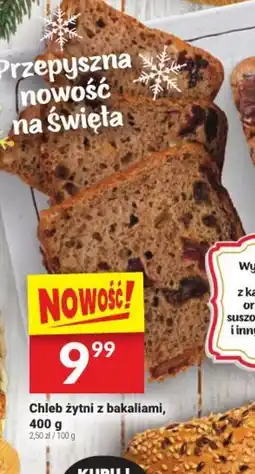 Twój Market Chleb żytni z bakaliami oferta