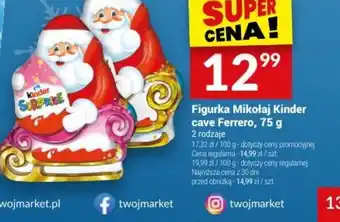 Twój Market Figurka Mikołaj Kinder oferta