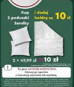 Biedronka Poduszka sandby oferta