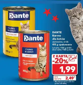 Kaufland Karma dla kota drób w sosie Dante oferta