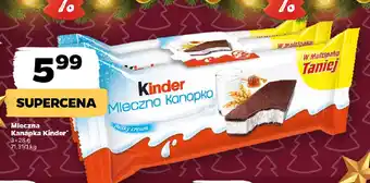 Netto Mleczna Kanapka Kinder oferta