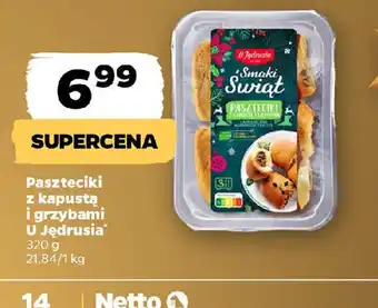 Netto Paszteciki z kapustą i grzybami oferta