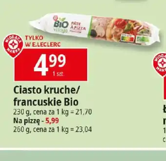 E.Leclerc Ciasto kruche/francuskie Bio oferta