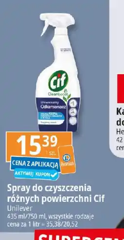 E.Leclerc Spray do czyszczenia różnych powierzchni Cif oferta