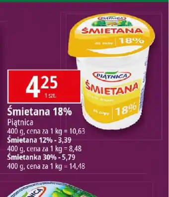 E.Leclerc Smietana 18% Piątnica oferta