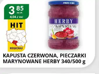 Eurocash Cash & Carry Kapusta czerwona, pieczarki marynowane Herby oferta