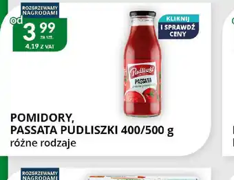 Eurocash Cash & Carry Pomidory, passata Pudliszki oferta