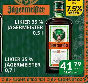 Eurocash Cash & Carry Likier Jägermeister oferta