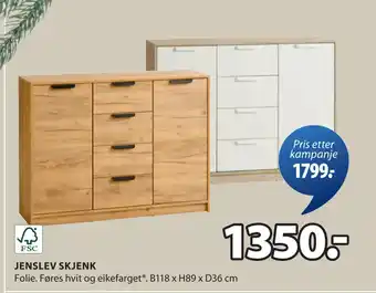 JYSK JENSLEV SKJENK oferta