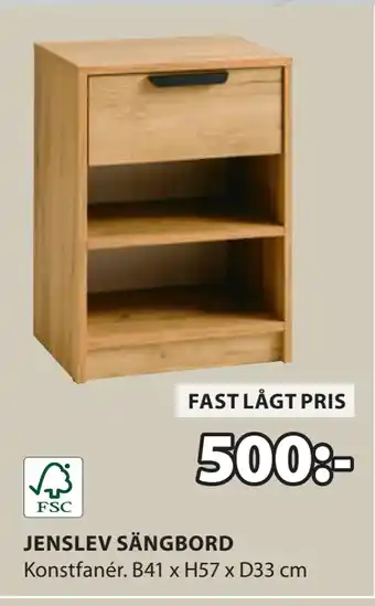 JYSK JENSLEV SÄNGBORD oferta