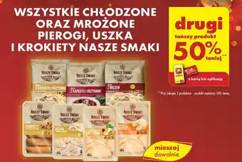 Biedronka Pierogi, uszka, krokiety Nasze Smaki oferta