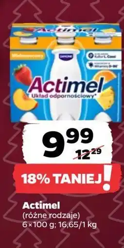 Netto Jogurt wieloowocowy Danone Actimel oferta