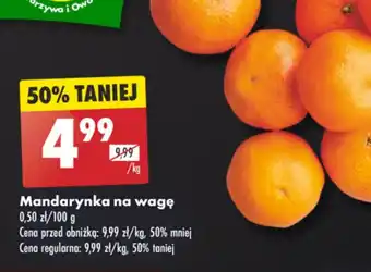 Biedronka Mandarynka na wagę oferta