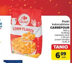 Carrefour Płatki kukurydziane Carrefour oferta