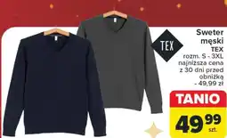 Carrefour Sweter męski TEX oferta