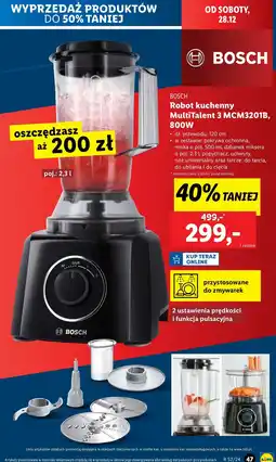 Lidl Robot kuchenny mcm3201b Bosch oferta