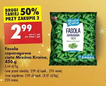 Biedronka Fasolka szparagowa zielona Mroźna Kraina oferta