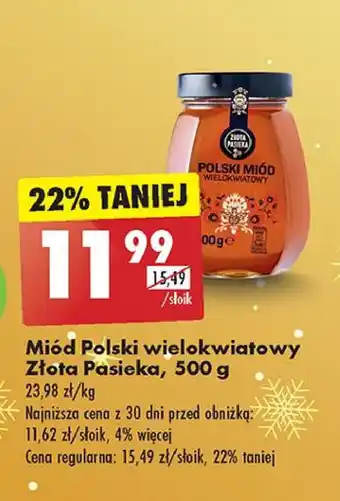 Biedronka Miód wielokwiatowy Złota Pasieka (Biedronka) oferta