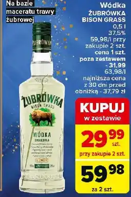 Carrefour Wódka Żubrówka Bison Grass oferta