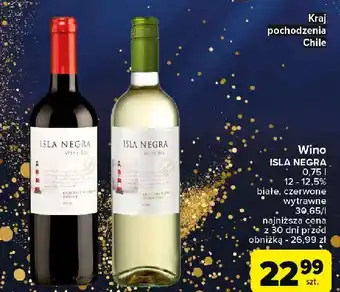 Carrefour Wino Isla Negra West Bay oferta