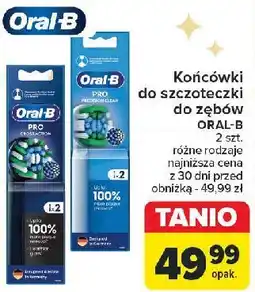 Carrefour Końcówki do szczoteczki eb50-2 bk Oral-B Cross Action oferta