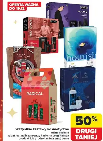 Carrefour Zestaw w pudełku uefa champions league: żel pod prysznic 250 ml + woda toaletowa 50 Adidas oferta