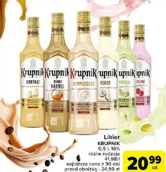 Carrefour Wódka Krupnik Malinowy oferta