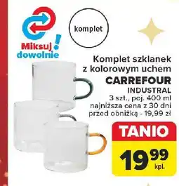 Carrefour Szklanki 400 ml Carrefour oferta