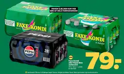 Netto Faxe Kondi eller Pepsi Max sodavand oferta