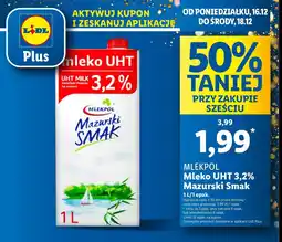 Lidl Mleko 3.2% Mazurski smak oferta
