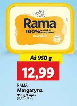 Lidl Margaryna Rama classic oferta