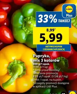 Lidl Papryka mix oferta