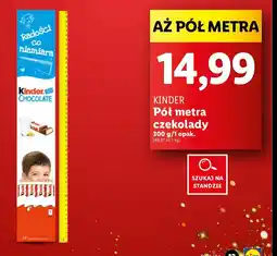 Lidl Czekoladki Kinder chocolate oferta