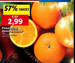 Lidl Pomarańcze deserowe oferta