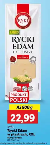 Lidl Ser rycki edam Ryki oferta
