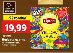 Lidl Herbata Lipton yellow label tea oferta