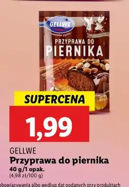 Lidl Przyprawa do piernika Gellwe oferta